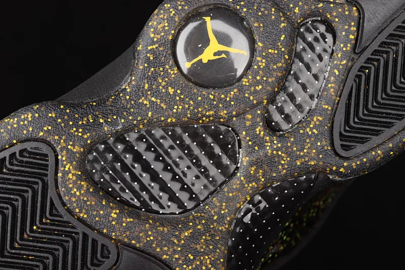 All categories Air Jordan Jordan series basketball shoes Air Jordan 13 G version Air Jordan 13 GS "Black Gold" AJ13 Joe 13 black stars DC9443-007